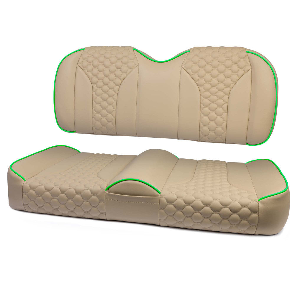 MODZ® FS2 CUSTOM FRONT SEAT - KHAKI BASE Fits: Club Car Precedent/ Onward/ Tempo (2004+)