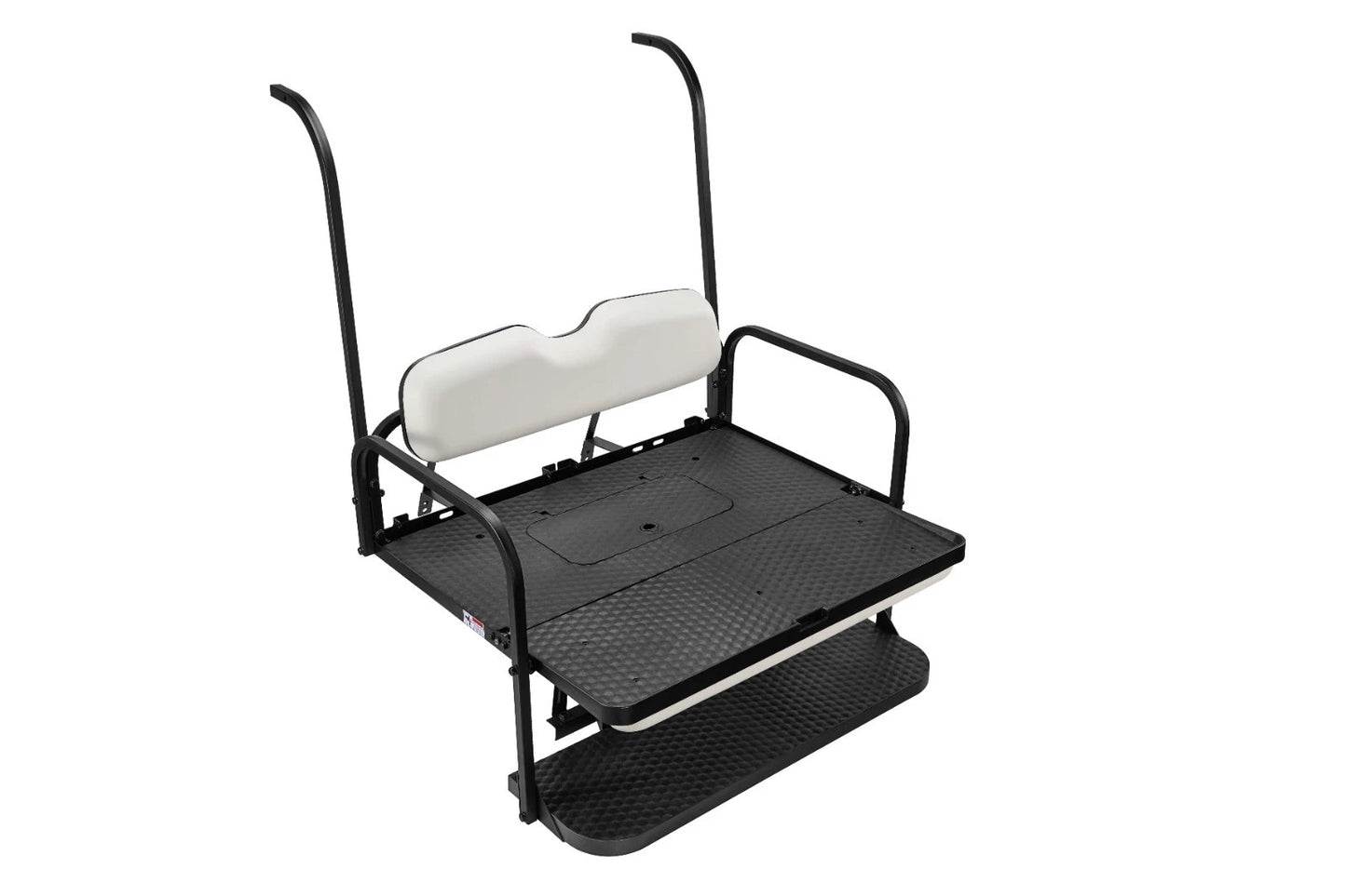 Club Car DS Older Style Rear Seat Kit 1982-2000.5 (White Cushions)