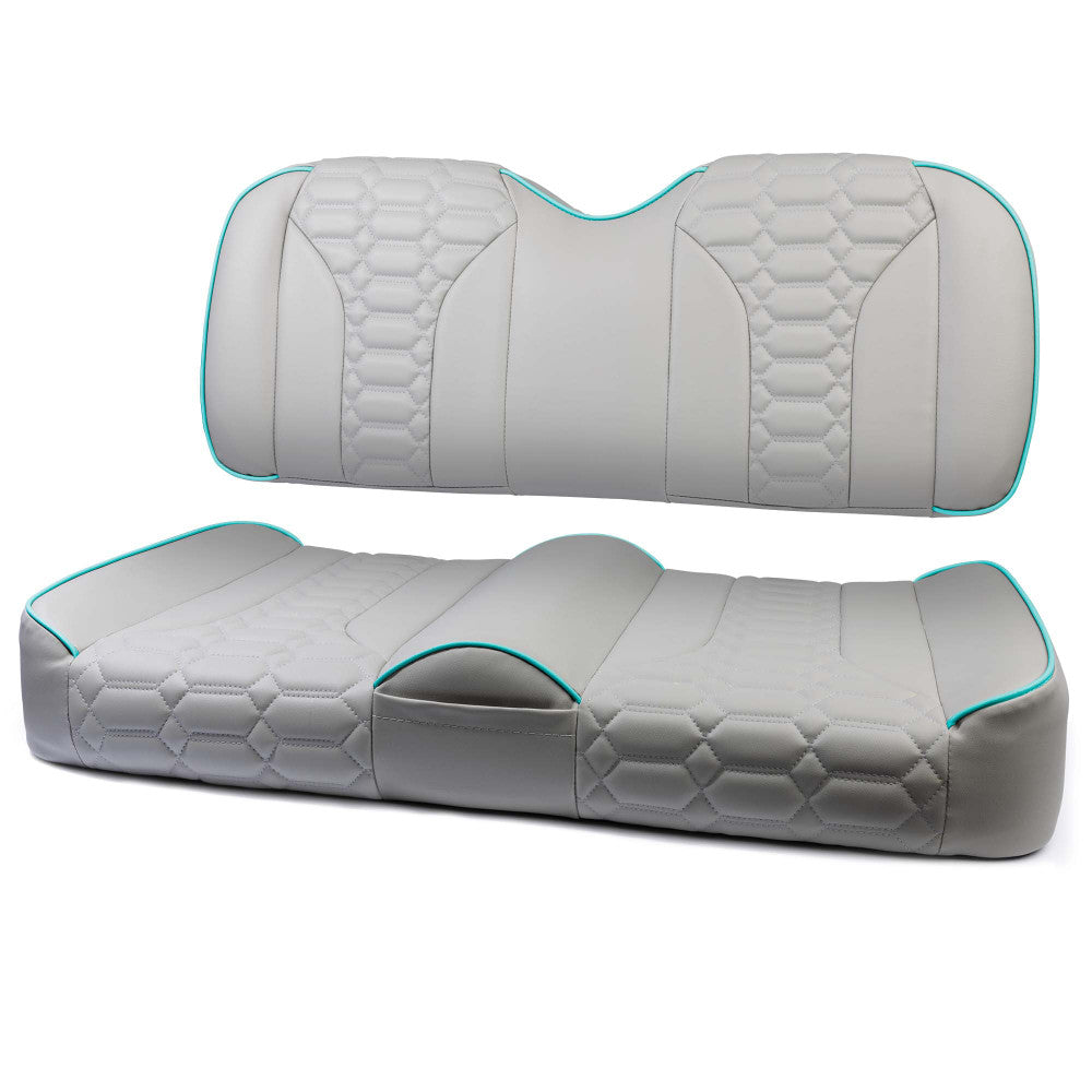 MODZ® FS2 CUSTOM FRONT SEAT - GRAY BASE Fits: Club Car Precedent/ Onward/ Tempo (2004+)