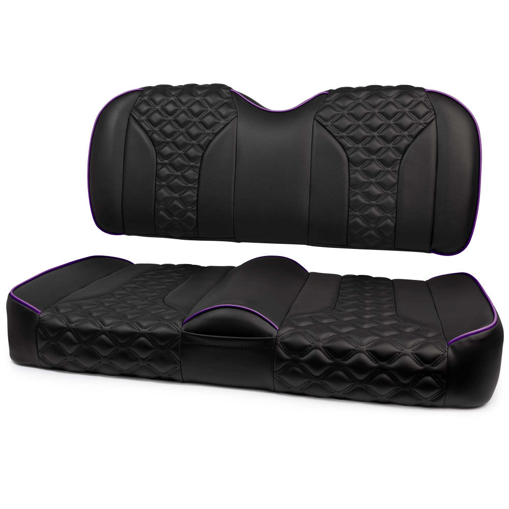 MODZ® FS2 CUSTOM FRONT SEAT - BLACK BASE Fits: Club Car Precedent/Onward/Tempo(2004+)