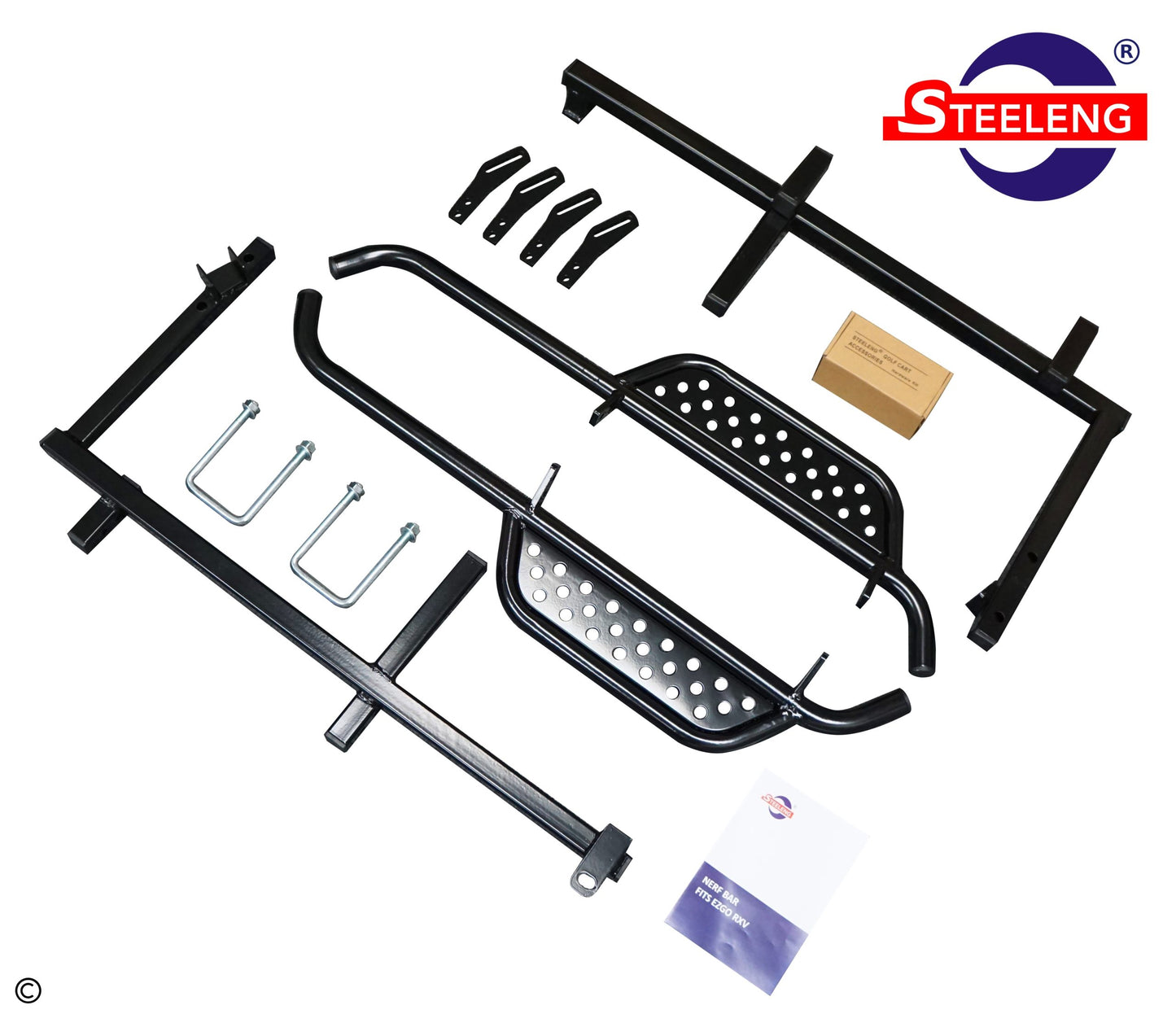 SGC NERF BARS (RUNNING BOARDS) FOR EZGO RXV (SET OF 2)