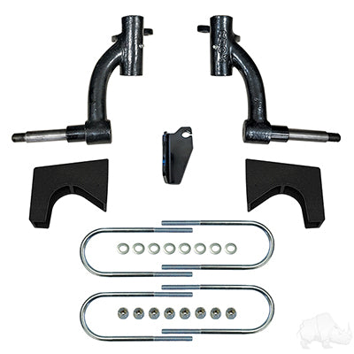 RHOX 6" Drop Spindle Lift Kit, E-Z-Go RXV 13-19 Gas & Electric Mar 13-21.5
