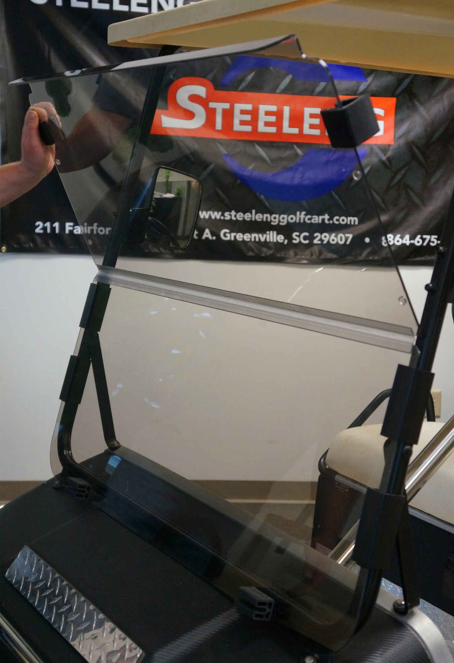 SGC WINDSHIELD TINTED FOLDABLE FOR CLUB CAR DS (2000.5-UP)