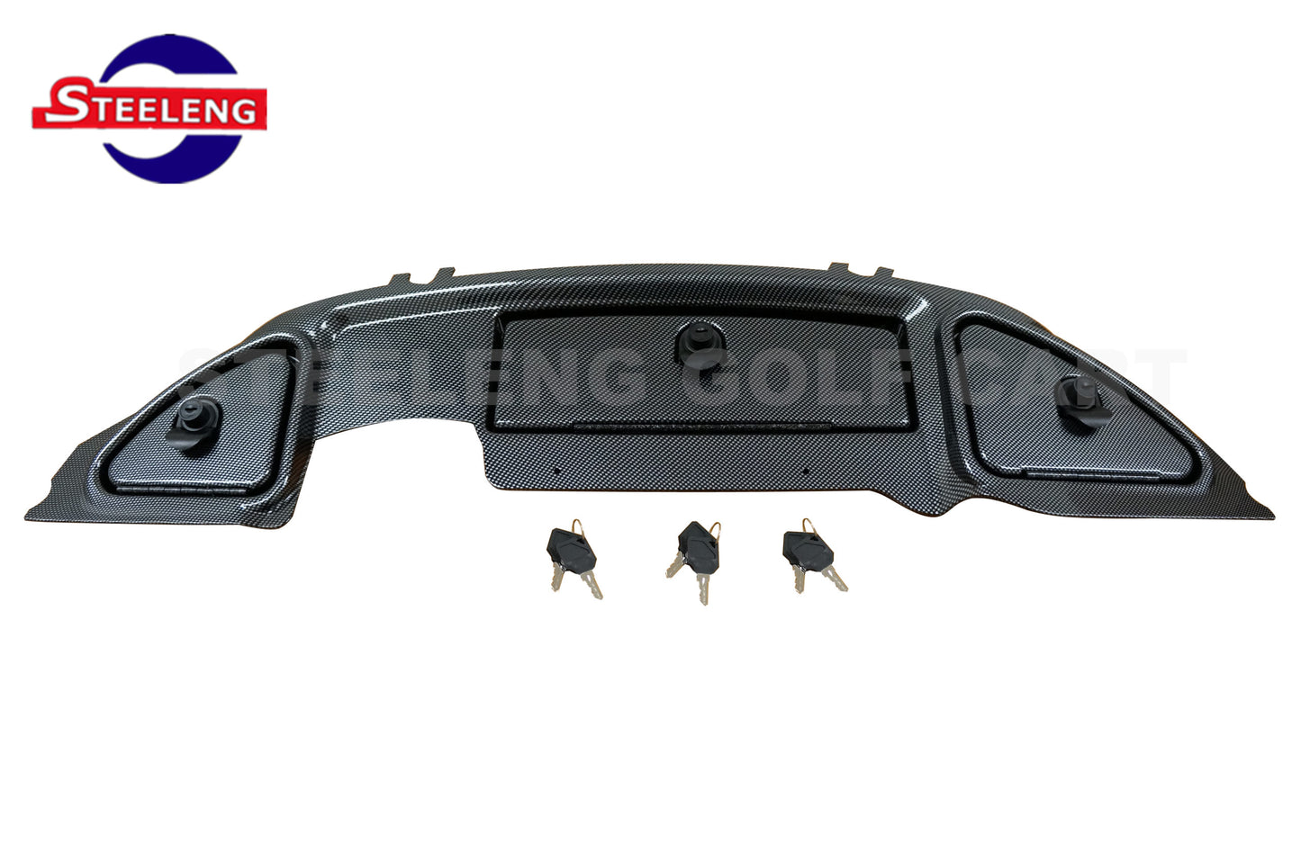 SGC CLUB CAR PRECEDENT REPLACEMENT CARBON FIBER DASHBOARD W/ LOCKING GLOVE BOXES (2004-2007)