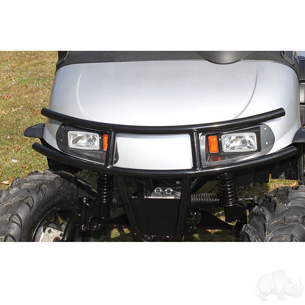 RHOX Brush Guard, Front Black Powder Coat Steel, E-Z-Go RXV 08-15