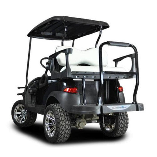 MadJax® Genesis 250 with Deluxe White Steel Rear Flip Seat - Club Car Precedent/ Tempo 2004-Up