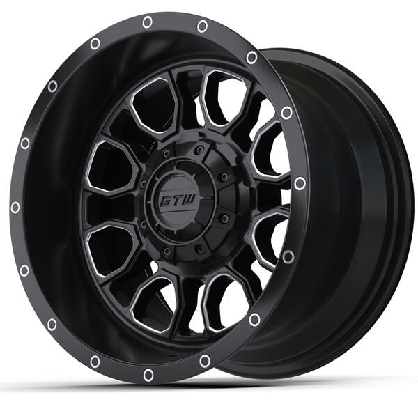 12” GTW Volt Black & Machined Wheel