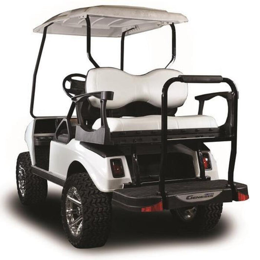 MadJax® Genesis 250 with Deluxe White Steel Rear Flip Seat – Club Car DS