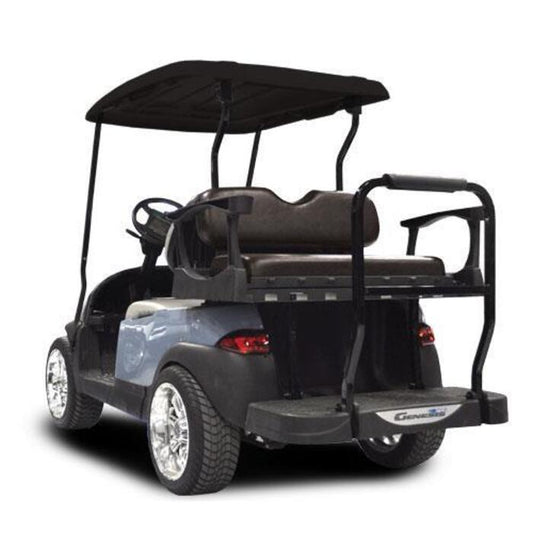 MadJax® Genesis 250 with Standard Black Steel Rear Flip Seat - Club Car Precedent/ Tempo 2004-Up