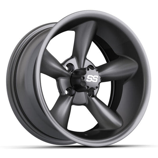 14x7 GTW® Godfather Wheel – Matte Gray