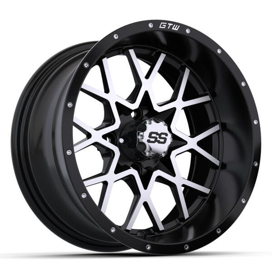 GTW® 14″ Vortex Wheel – Matte Black/Machined