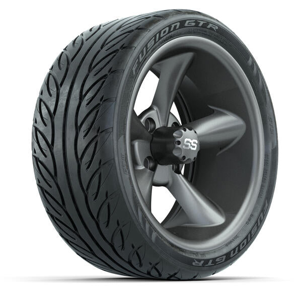 GTW Godfather 14" Wheels with 205/40-R14 Fusion GTR Street Tires