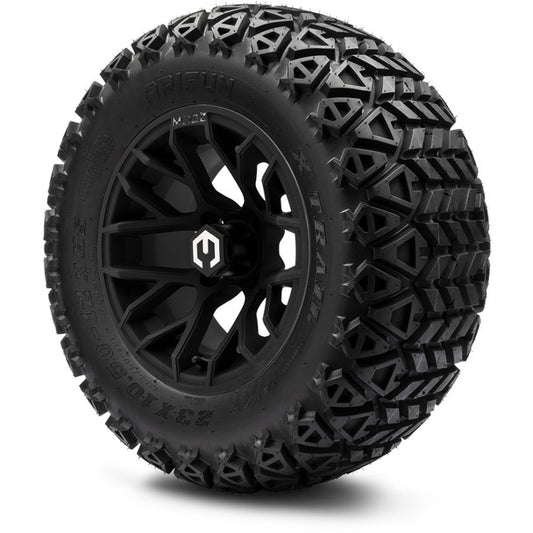 MODZ® 12" Matrix Matte Black Wheels on 23x10.50-12 Arisun X-Trail Tire