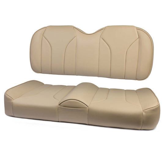 MODZ® FS2 CUSTOM FRONT SEAT - KHAKI BASE Fits: EZGO TXT (1995+)/RXV(2008+)