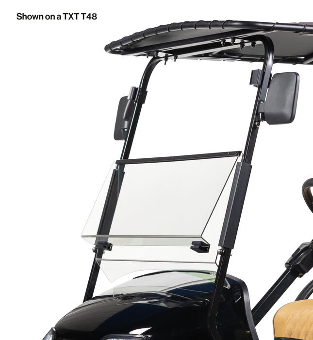 RedDot EZGO TXT Clear Folding DOT Windshield (Years 1994.5-2013)