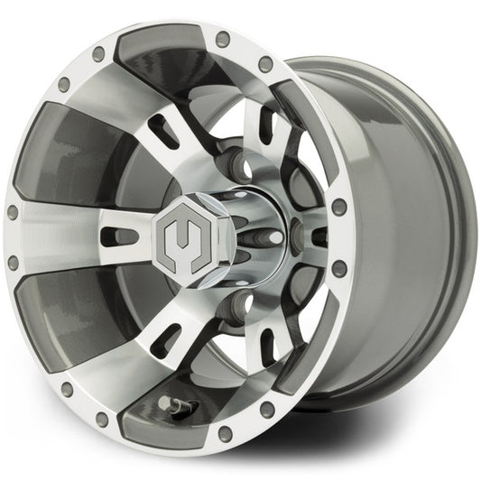 MODZ® Ambush Gunmetal 10" Golf Cart Wheel