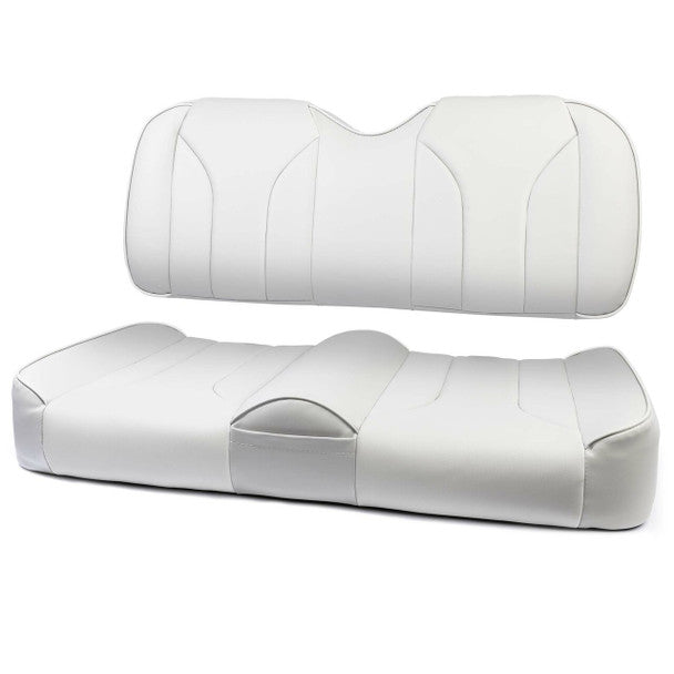 MODZ® FS2 CUSTOM FRONT SEAT - WHITE BASE Fits: EZGO TXT (1995+)/RXV (2008+)