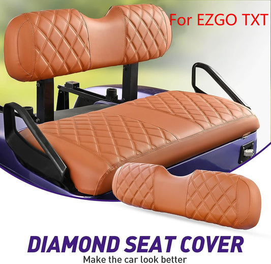 Nokins Seat Cover (All-Brown) EZGO TXT