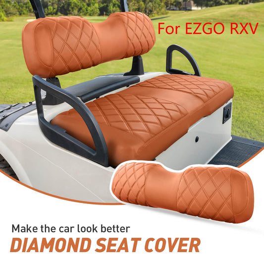 Nokins Seat Cover (All- Brown) EZGO RXV