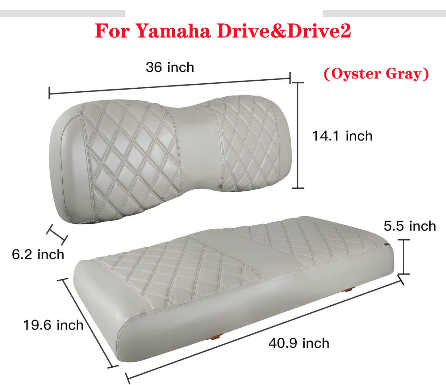 Nokins Seat Cover (Oyster Gray) Yamaha Drive & Drive 2