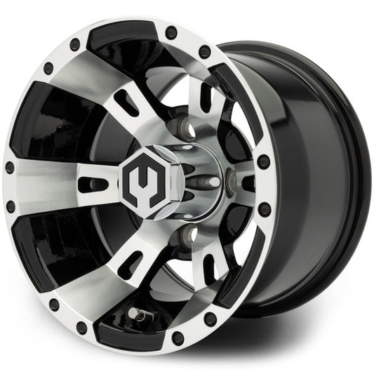 MODZ® Ambush Machine & Black 10" Golf Cart Wheel