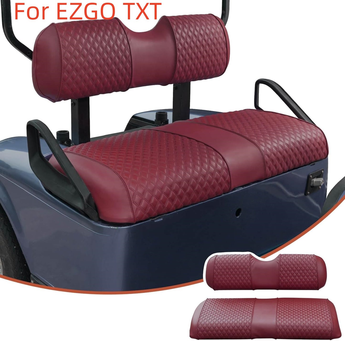 Nokins Seat Cover (Burgundy) EZGO TXT