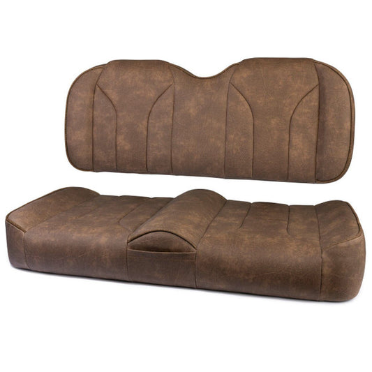 MODZ® FS2 CUSTOM FRONT SEAT - BROWN BASE: Fits EZGO TXT (1995+)/RXV 2008+)