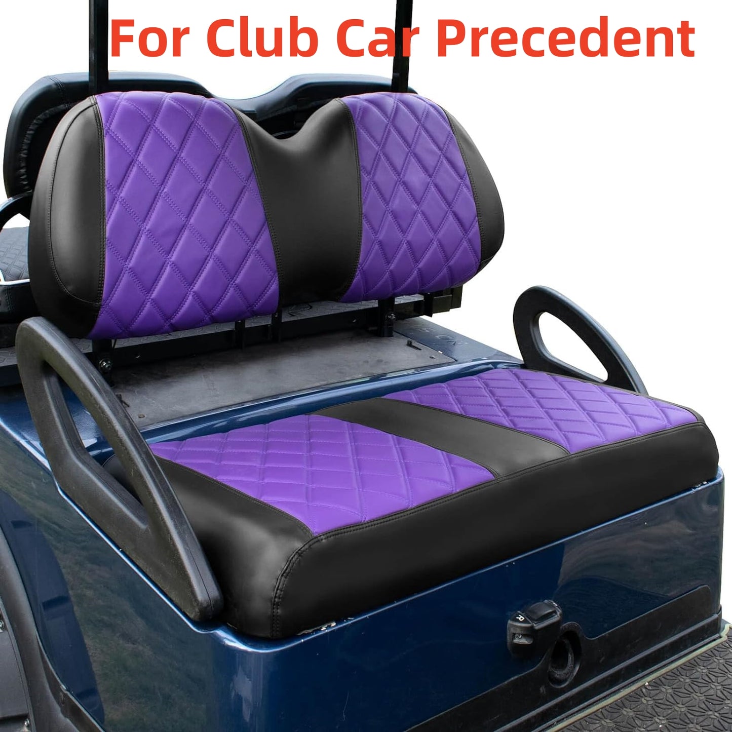 Nokins Seat Cover (Purple & Black) Club Car Precedent