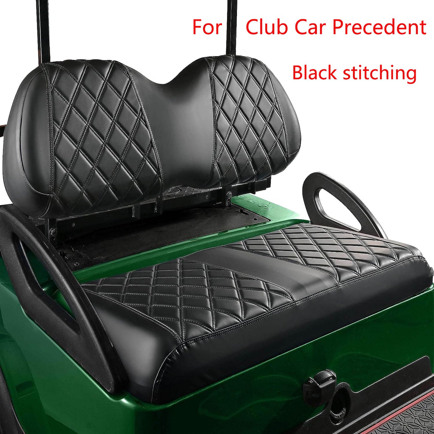 Nokins Seat Cover (Black With Black Stitching) Club Car Precedent