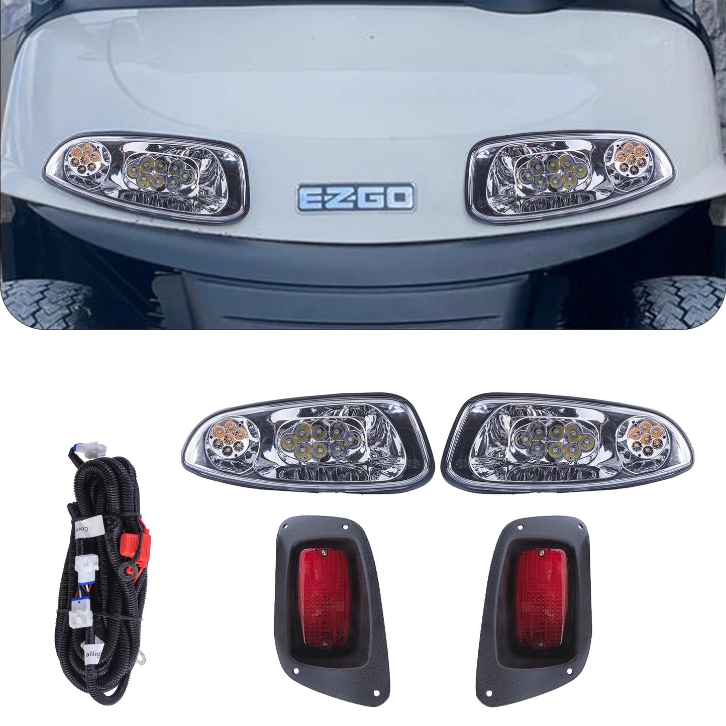 EZGO RXV 2016+ LED Basic Light Kit 12V-48V