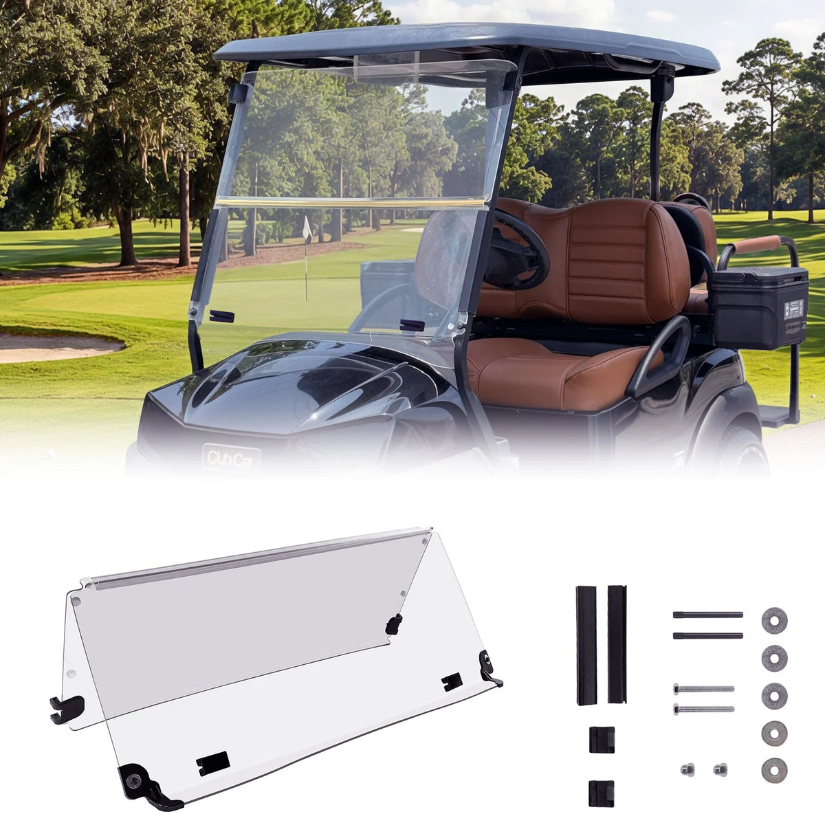 Club Car Precedent/ Tempo Clear Windshield (2004+)