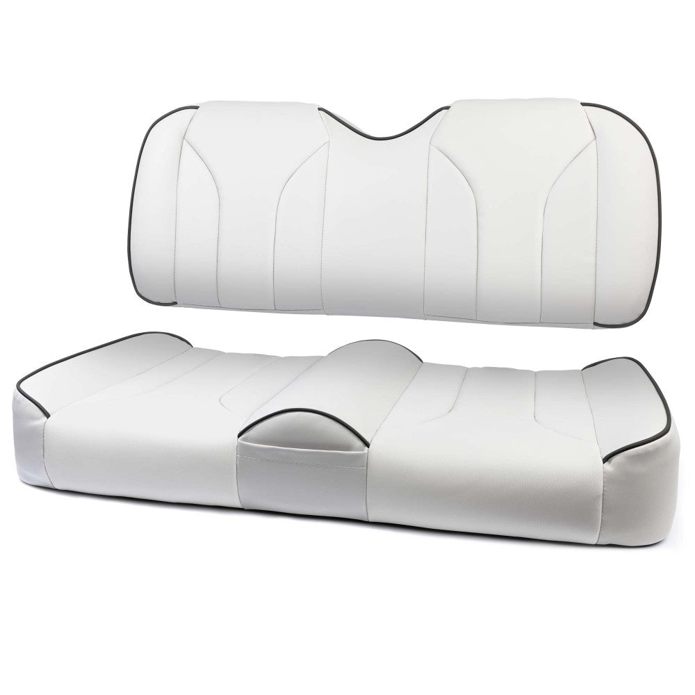 MODZ® FS2 CUSTOM FRONT SEAT - WHITE BASE Fits: EZGO TXT (1995+)/RXV (2008+)