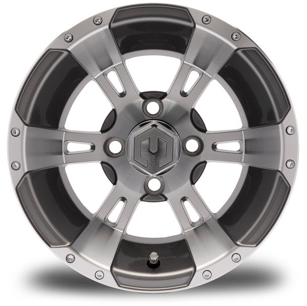 MODZ® Ambush Gunmetal 12" Golf Cart Wheel