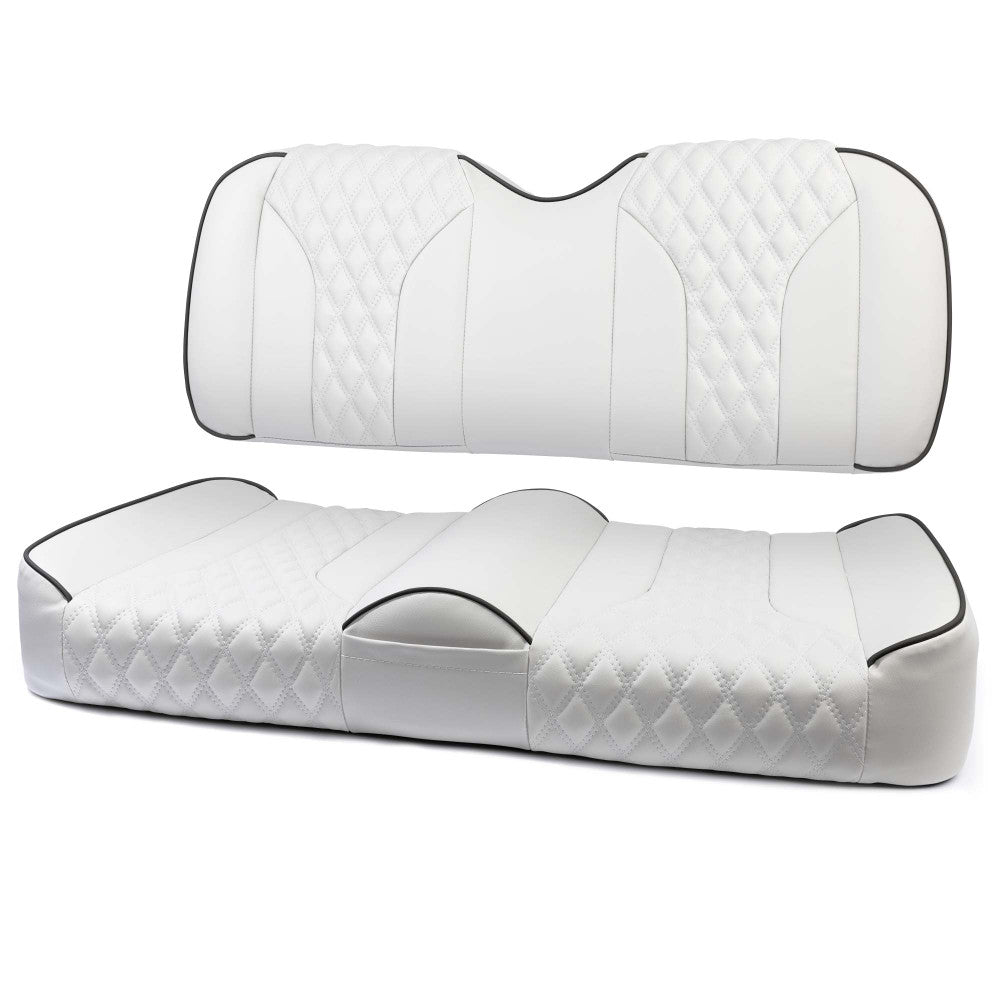 MODZ® FS2 CUSTOM FRONT SEAT - WHITE BASE Fits: Yamaha G29 Drive (2007-2016)/ Drive 2 (2017+)