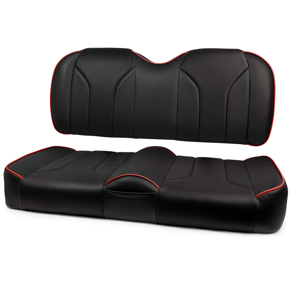 MODZ® FS2 CUSTOM FRONT SEAT - BLACK BASE Fits: EZGO TXT (1995+)/RXV (2008+)