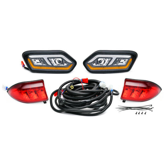 GTW® Club Car Tempo LED Head Light & Taillight Kit 2018-Up