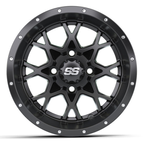 12″ GTW® Vortex Matte Black Wheel