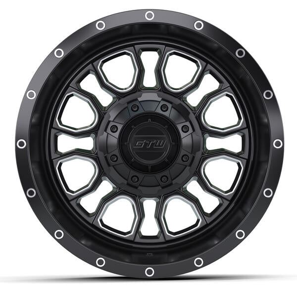 12” GTW Volt Black & Machined Wheel