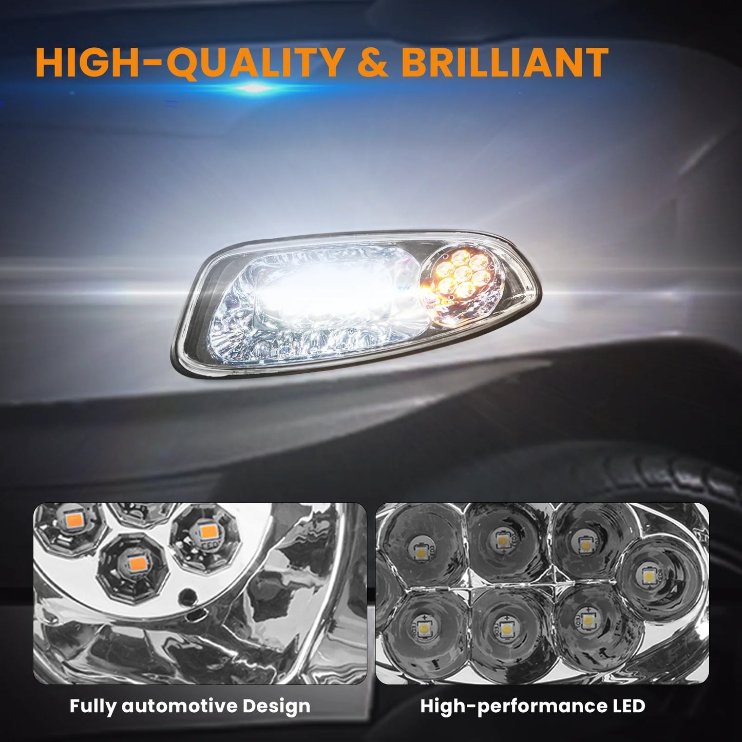 EZGO RXV 2016+ LED Basic Light Kit 12V-48V