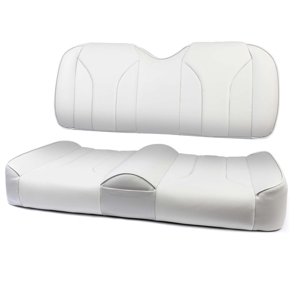 MODZ® FS2 CUSTOM FRONT SEAT - WHITE BASE Fits: EZGO TXT (1995+)/RXV (2008+)