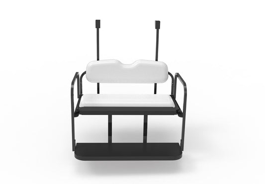 Club Car Precedent/ Tempo Rear Seat Kit (White Cushions)