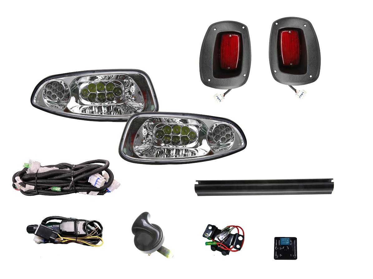 EZGO RXV 2008- 2015 Street Legal LED Deluxe Light Kit