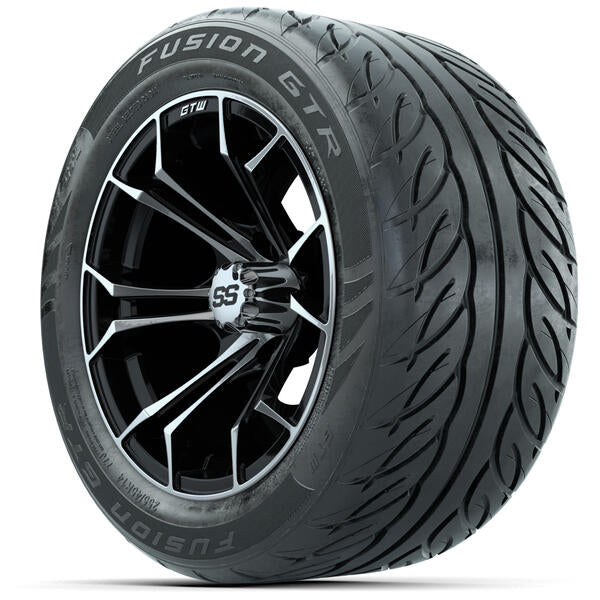 GTW Spyder 14" Wheels with 255/45-R14 Fusion GTR Street Tires