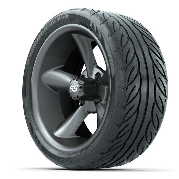 GTW Godfather 14" Wheels with 205/40-R14 Fusion GTR Street Tires