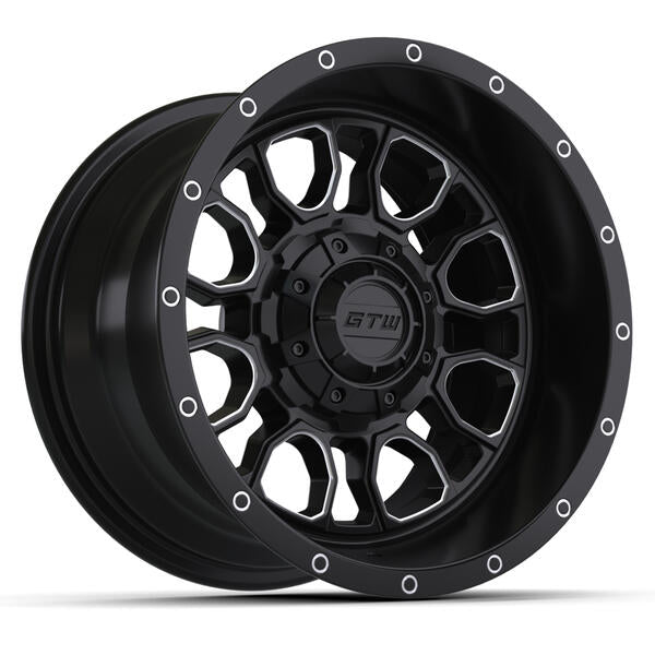 12” GTW Volt Black & Machined Wheel