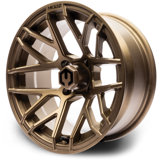 MODZ® Matrix Bronze 14" Golf Cart Wheel