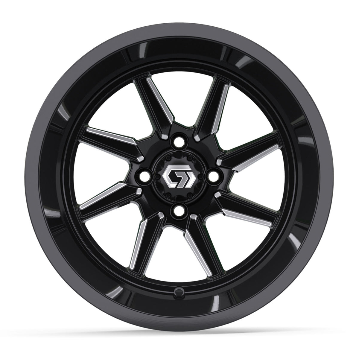 15″ GTW® Reaper Black/Machined Ultra-Wide Wheel