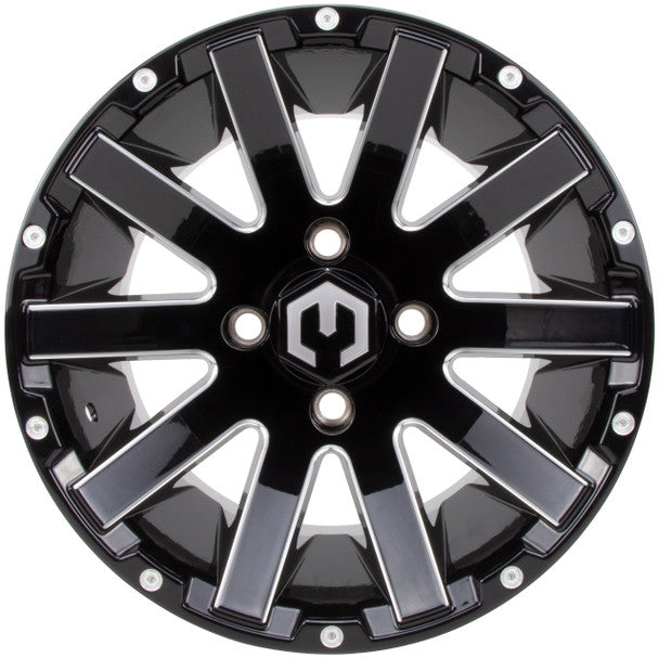 MODZ® Mauler Glossy Black 14" Golf Cart Wheel