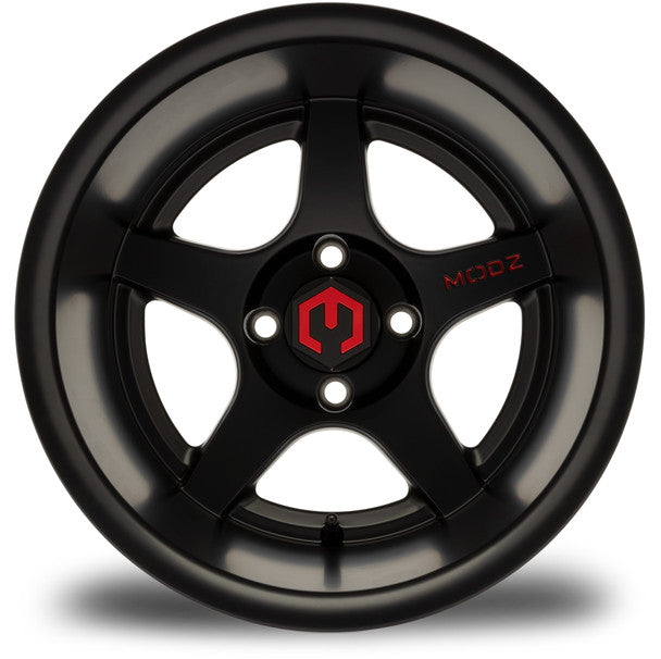 MODZ® Maverick Matte Black 14" Golf Cart Wheel