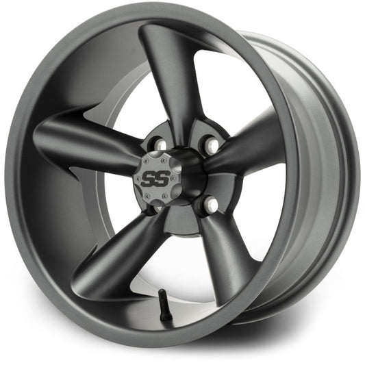 MODZ® Godfather Gunmetal 14" Golf Cart Wheel